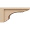 Ekena Millwork 8"W x 16"D x 8"H Wide Warren Rough Cedar Woodgrain TimberThane Corbel, Primed Tan CORUR08X16X08WARRCPR - alternate 3